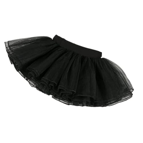 Tutu Damen Rock Tüllrock für Frauen Damen Petticoat Ballet Tanzkleid Unterrock XL von Teogneot