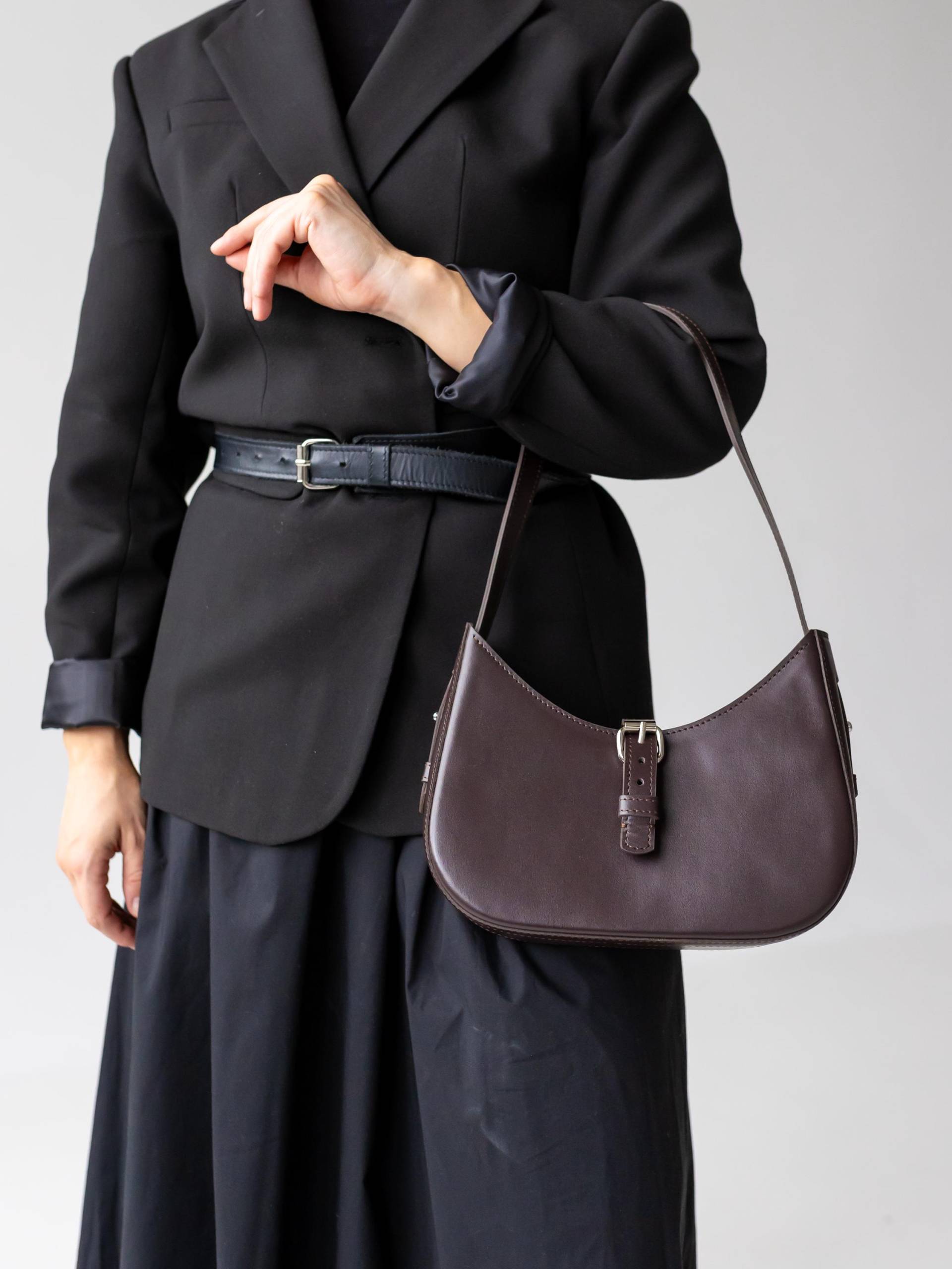 Halbmond Leder Handtasche, Kleine Umhängetasche, Personalisierte Frauen Mini Tasche, Alltägliche Stadt Freundin Geschenk, Top Griff Tasche Halbmond Leder Handtasche, Kleine Umhängetasche, Personalisierte Frauen Mini Tasche, Alltägliche Stadt Freundin Geschenk, Top Griff Tasche von TeploLeather