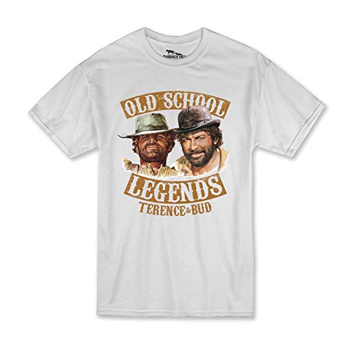 Terence Hill Bud Spencer - Old School Legends - Terence & Bud (Weiss) (3XL) von Terence Hill