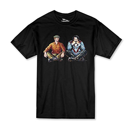 Terence Hill Bud Spencer T-Shirt Herren - Zwei wie Pech und Schwefel - Wir Lassen Bier und Würstchen entscheiden (schwarz) (XL) von Terence Hill
