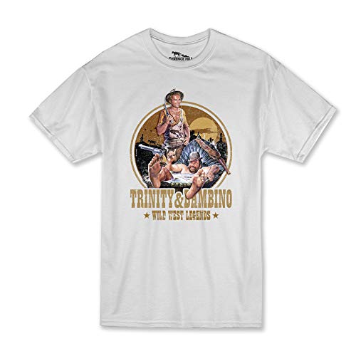 Terence Hill Bud Spencer - Trinity and Bambino - Wild West Legends (Weiss) (XXL) von Terence Hill