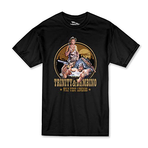 Terence Hill Bud Spencer - Trinity and Bambino - Wild West Legends (schwarz) (3XL) von Terence Hill