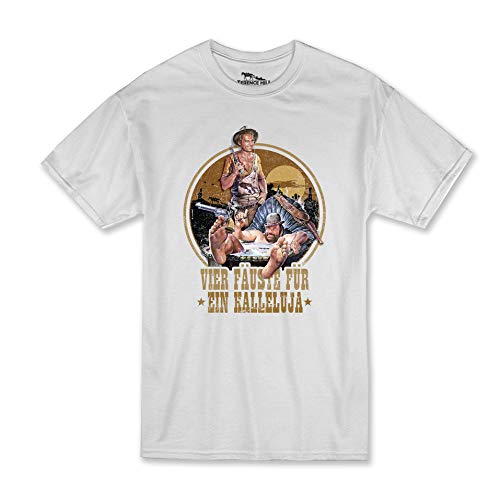 Terence Hill Bud Spencer - Vier Fäuste für EIN Halleluja (Weiss) (3XL) von Terence Hill