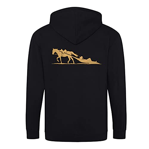 Terence Hill - Logo Zipper Jacke (schwarz) (XXL) von Terence Hill