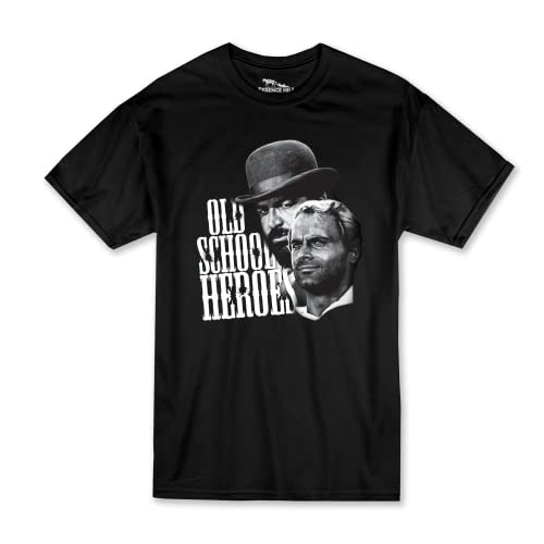 Terence Hill Old School Heroes - T-Shirt Bud Spencer (schwarz) (3XL) von Terence Hill
