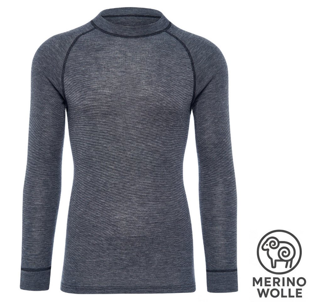 Termozeta Funktionsshirt THERMOWAVE - Herren Merino Warm Active Long Sleeve Shirt Longshirt von Termozeta
