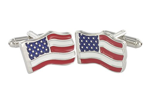 Teroon Unisex-Manschettenknöpfe Amerikaflagge 609034 von TEROON