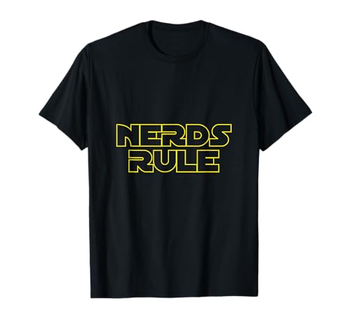 Nerds Rule: Lustiges Sci-Fi-Nerd-Geschenk für Männer, Frauen und Kinder T-Shirt Nerds Rule: Lustiges Sci-Fi-Nerd-Geschenk für Männer, Frauen und Kinder T-Shirt von Terra Firma