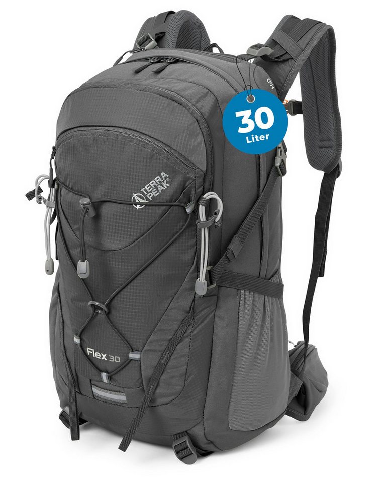 Terra Peak Wanderrucksack Flex 30, 30L mit YKK Reißverschluss Trekkingrucksack mit Hüftgurt von Terra Peak