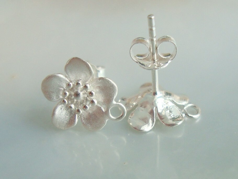 2 Stk., Kirschblüten Blumen Ohrstecker, 925 Sterling Silber Schöne Handgemachte Sakura Ohrmuttern Enthalten, 9-10 Mm, Ep-0009 2 Stk., Kirschblüten Blumen Ohrstecker, 925 Sterling Silber Schöne Handgemachte Sakura Ohrmuttern Enthalten, 9-10 Mm, Ep-0009 von TerraFinds
