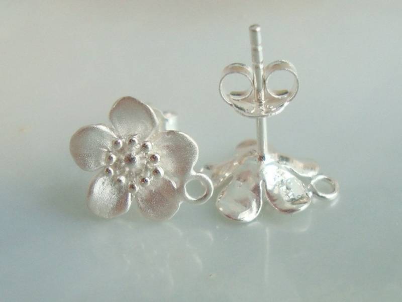 2 Stk., Kirschblüten Blumen Ohrstecker, 925 Sterling Silber Schöne Handgemachte Sakura Ohrmuttern Enthalten, 9-10 Mm, Ep-0009 2 Stk., Kirschblüten Blumen Ohrstecker, 925 Sterling Silber Schöne Handgemachte Sakura Ohrmuttern Enthalten, 9-10 Mm, Ep-0009 von TerraFinds