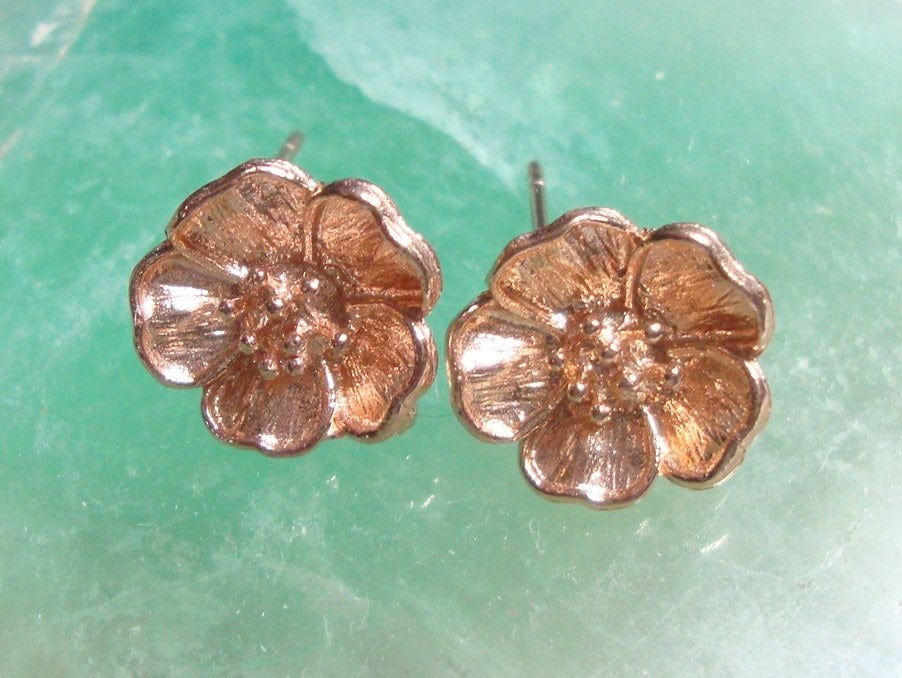 Absolutely Beautiful, 18K Rose Gold Über Sterling Silber, Ohrstopper Enthalten - 2 Stk Ep-0007 von TerraFinds