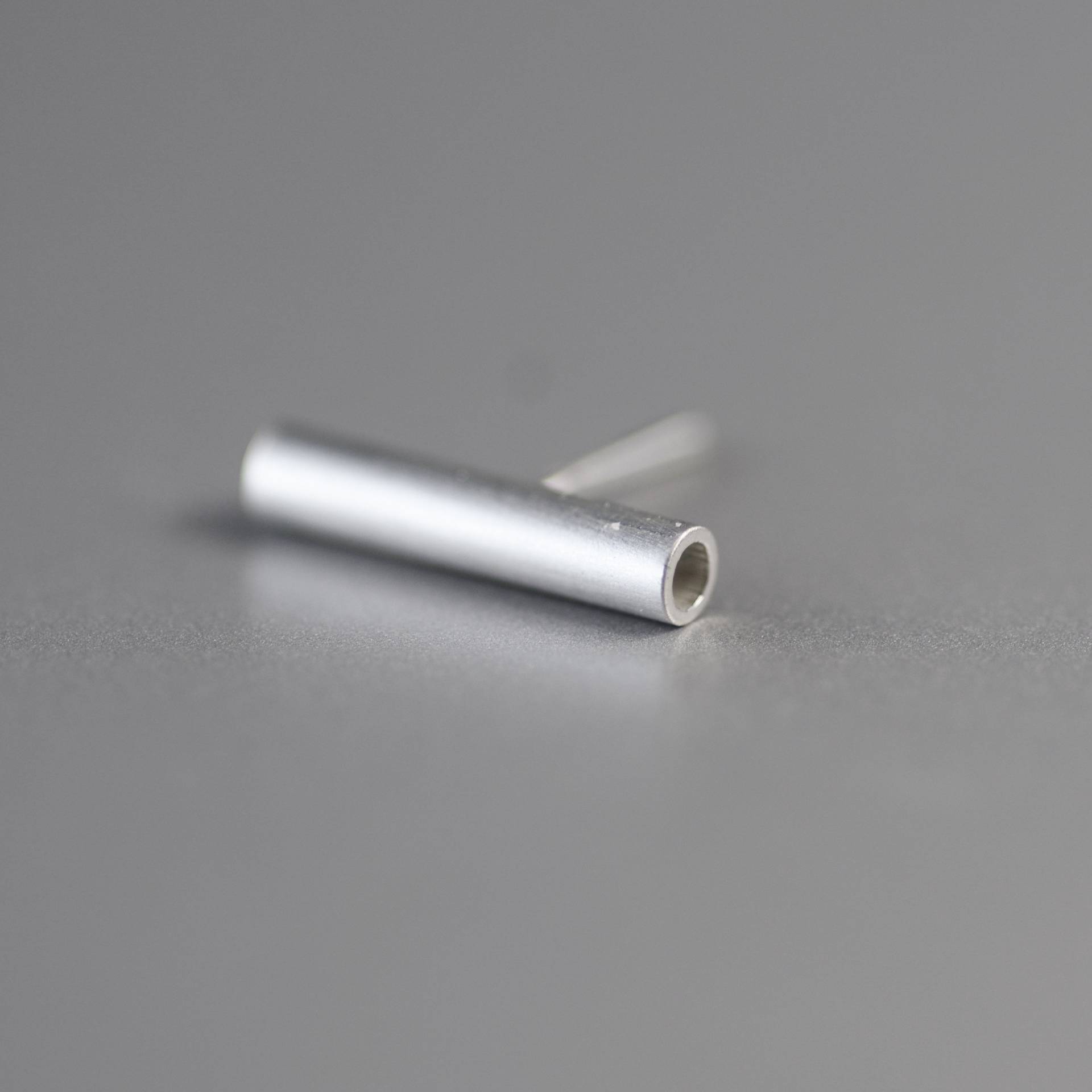 Minimalist Ohrstecker - Silber Röhrchen Schmuck Ohrring Geschenk Für Sie Ihn Minimalist Ohrstecker - Silber Röhrchen Schmuck Ohrring Geschenk Für Sie Ihn von TerraRecognita