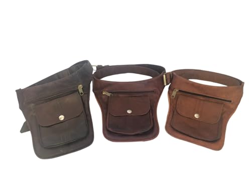 Marokkanisches Bio-Leder Hüfttasche Bauchtasche Geldgürtel Geldbörse, cognac Marokkanisches Bio-Leder Hüfttasche Bauchtasche Geldgürtel Geldbörse, cognac von Terrapin Trading