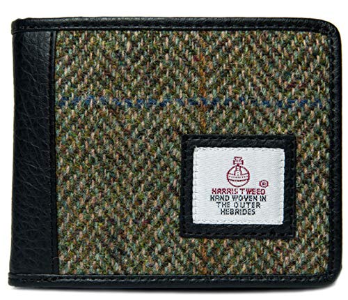 Real Harris Tweed Schottland Fischgrätenmuster, dreifach gefaltet, in 2 Farben erhältlich, in Geschenkverpackung von Terrapin Trading