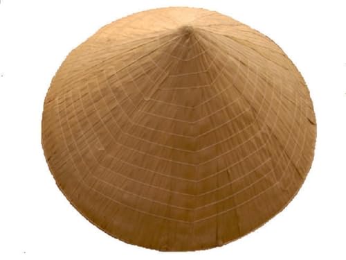 Terrapin Trading Fair Trade Authentic Vietnamese Konische Reisbauern Hut/Non La [Kleid] von Terrapin Trading