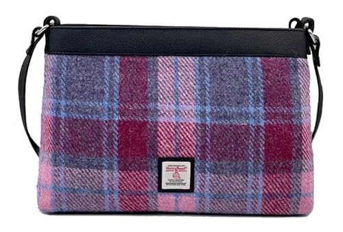Terrapin Trading Groß Schottische Harris Tweed Große Schultertasche - Pastellrosa Terrapin Trading Groß Schottische Harris Tweed Große Schultertasche - Pastellrosa von Terrapin Trading