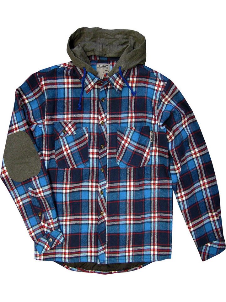 Terrax Workwear Langarmhemd Thermohamd aqua/rot US Kleidergrößen von Terrax Workwear