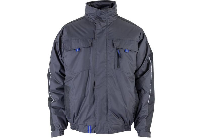 Terrax Workwear Pilotenjacke TTJB Pilotenjacke grau/royal von Terrax Workwear