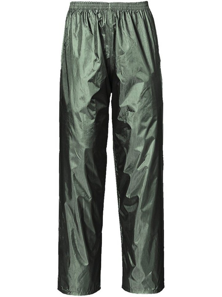 Terrax Workwear Regenhose Regenbundhose oliv von Terrax Workwear