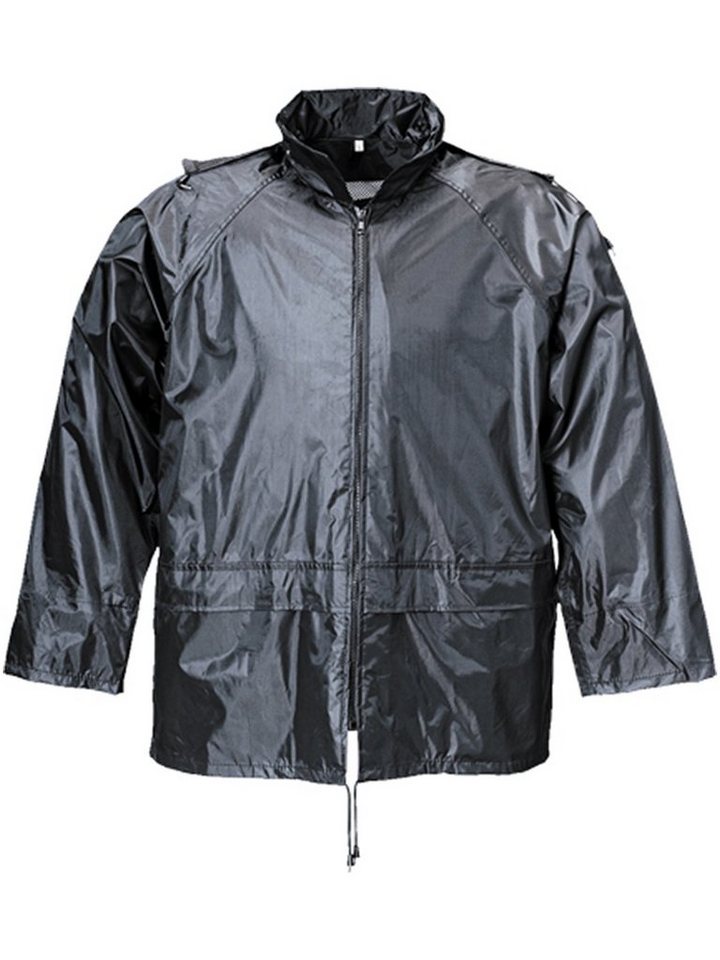 Terrax Workwear Regenjacke Regenjacke schwarz von Terrax Workwear