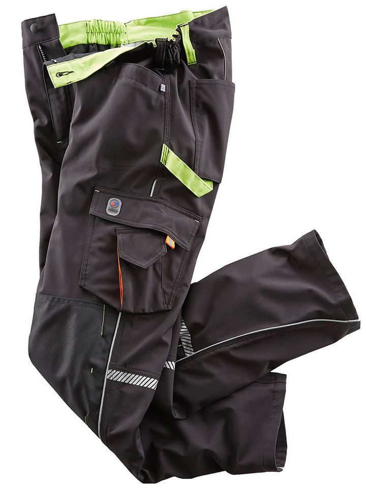 Terrax Workwear Softshellhose Herren Arbeitshose mit zahlreichen Taschen und reflektierenden Details Terrax Workwear Softshellhose Herren Arbeitshose mit zahlreichen Taschen und reflektierenden Details von Terrax Workwear
