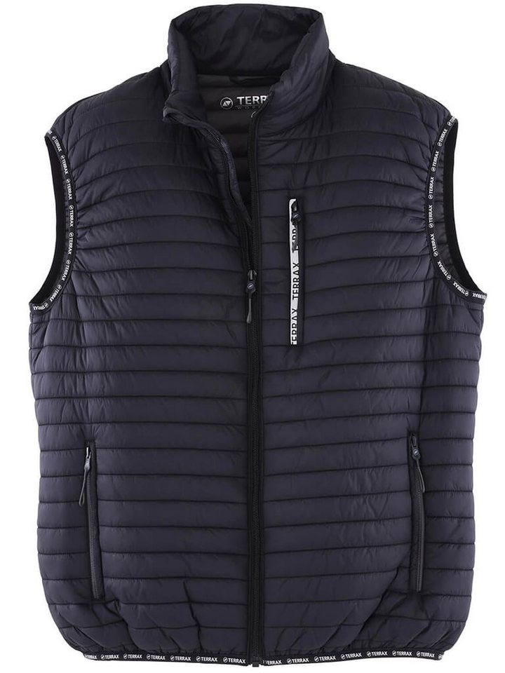 Terrax Workwear Steppweste Herren Weste gesteppt mit Stehkragen und Reißverschluss von Terrax Workwear