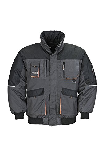 Terrax Piloten - Winter - ARBEITS - Jacke - grau Größe 6XL / 7XL (6XL) von Terrax