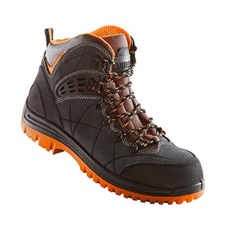 Terrax Workwear Sicherheitsstiefel grau-orange Gr. 47 von Terrax