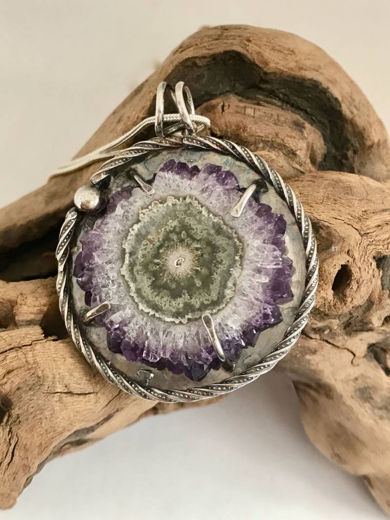 Amethyst Blume Stalaktit, Sterling Silber, Bio, Blume, Einzelstück #178 Amethyst Blume Stalaktit, Sterling Silber, Bio, Blume, Einzelstück #178 von TerrazinaDesigns