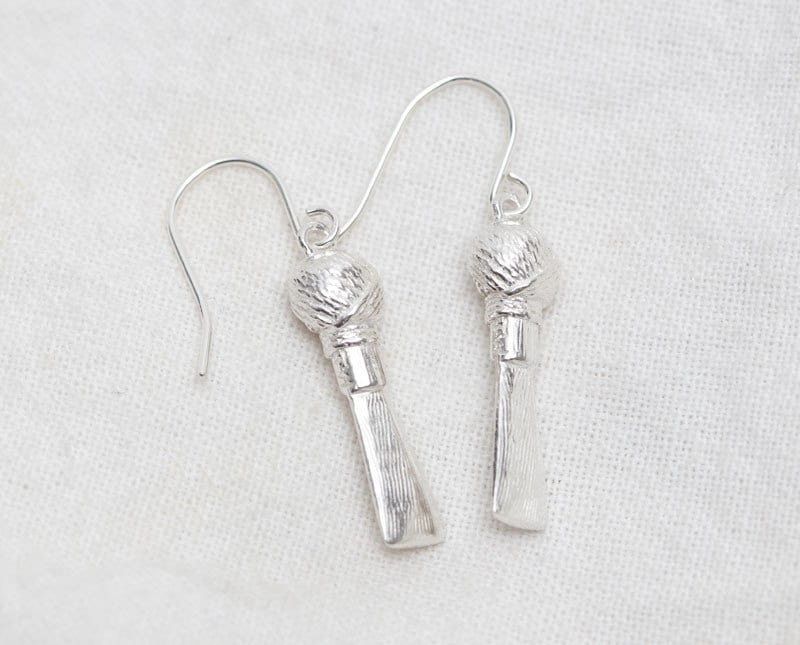 Fagottrohr-Ohrringe, Sterling Silber Fagottrohr-Ohrringe, Sterling Silber von TerrysJewelBox