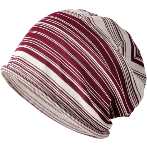 Mütze Damen Herren, Slouch Beanie Mütze Weich Laufende Beanie Mütze Baumwolle, Dünne Schlafmütze Turban Chemo Kopfbedeckung für Haarausfall, Leichte Atmungsaktiv Chemo Mütze Jersey Longbeanie Cap Mütze Damen Herren, Slouch Beanie Mütze Weich Laufende Beanie Mütze Baumwolle, Dünne Schlafmütze Turban Chemo Kopfbedeckung für Haarausfall, Leichte Atmungsaktiv Chemo Mütze Jersey Longbeanie Cap von Terynanle
