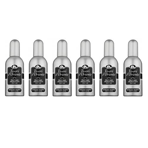 6x Tesori d'Oriente Profumo EDT Düfte Muschio Bianco Parfüm Weißer Moschus 100ml Eau de Toilette von Tesori d'Oriente