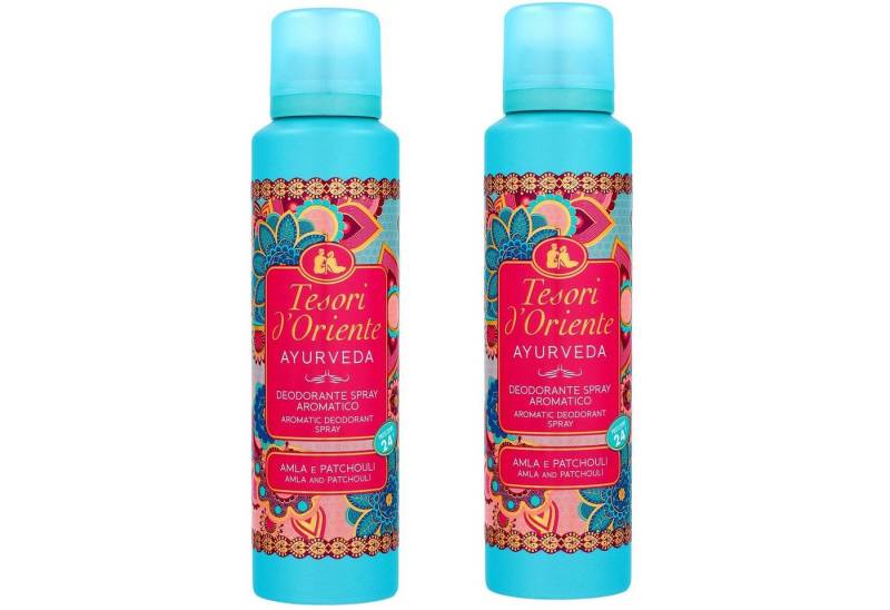 Tesori d´Oriente Bodyspray Tesori d'Oriente Ayurveda Deodorant 100 ml x2 von Tesori d´Oriente