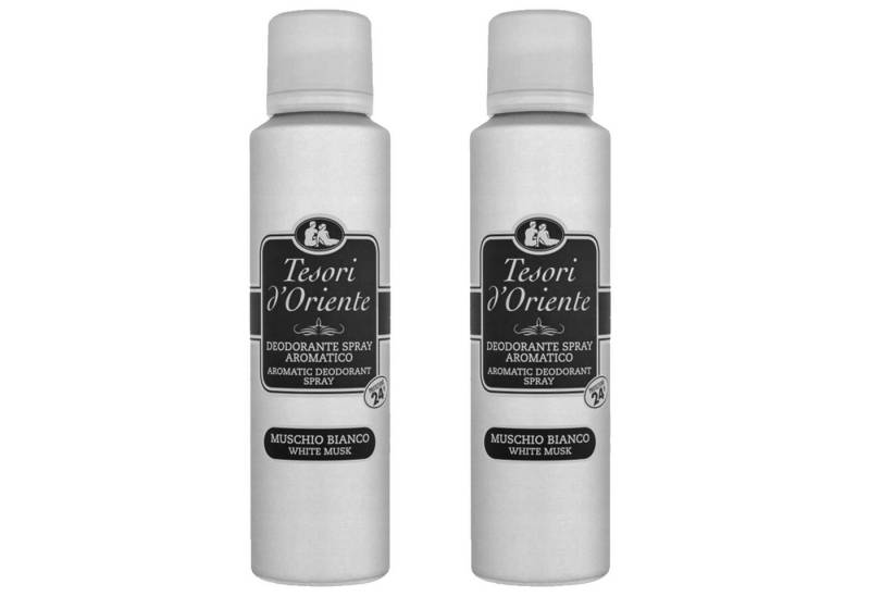 Tesori d´Oriente Bodyspray Tesori d'Oriente Muschio Bianco Deodorant 150 ml x2 von Tesori d´Oriente