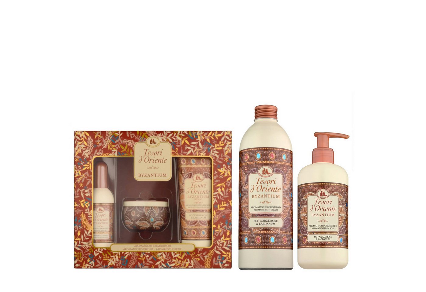 Tesori d´Oriente Duft-Set Wellness Ritual Byzantium Geschenkset + Cremebad und Cremeseife von Tesori d´Oriente