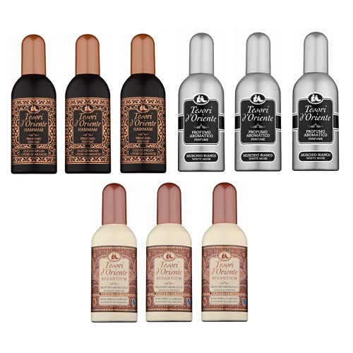 Tesori d'Oriente Profumo EDT Düfte 3 Hammam/ 3 Byzantium/ 3Muschio Bianco Parfüm je 100ml von Tesori d'Oriente