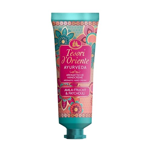TESORI D'ORIENTE | Handcreme AYURVEDA | zarte Handcreme mit Amla-Fruchtextrakt, Sesam-Öl, Aloe vera und Calendula | Wellness-Ritual für Körper & Sinne | 75ml von Tesori d'Oriente