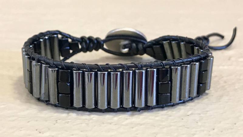 Hämatit Und Onyx Herren Armband von Tesoribydmarie