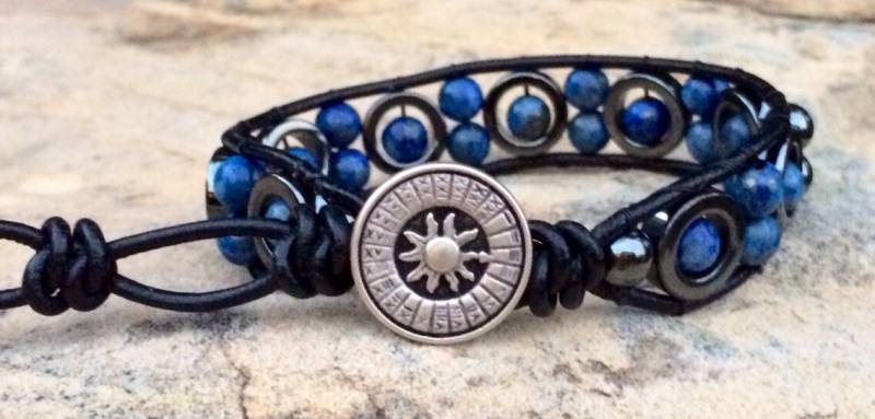 Lapislazuli-Wickeln-Armband von Tesoribydmarie