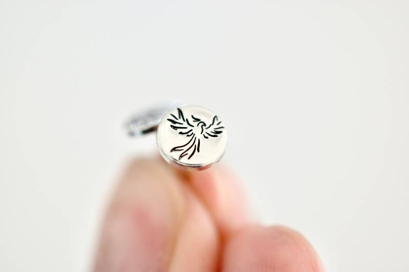 Phoenix Ohrringe - Sterling Tier Ohrstecker von TesoroJewelry