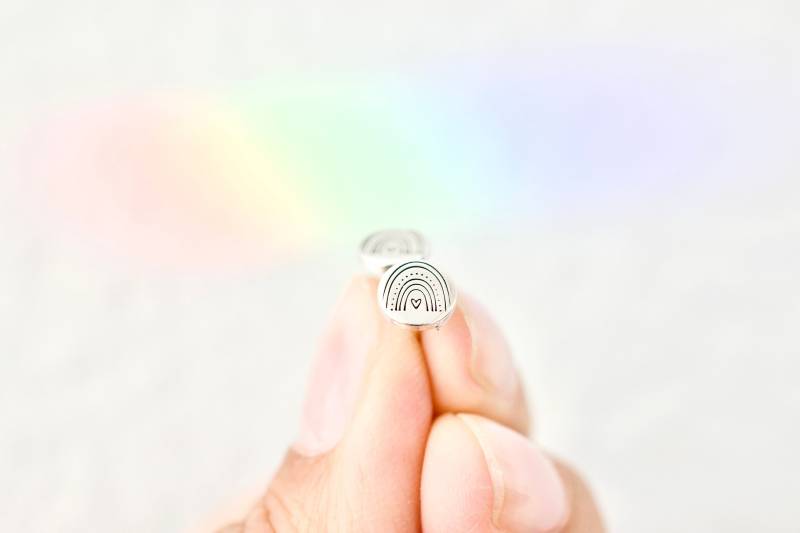 Regenbogen Ohrringe - Sterling Geschenk Für Sie von TesoroJewelry