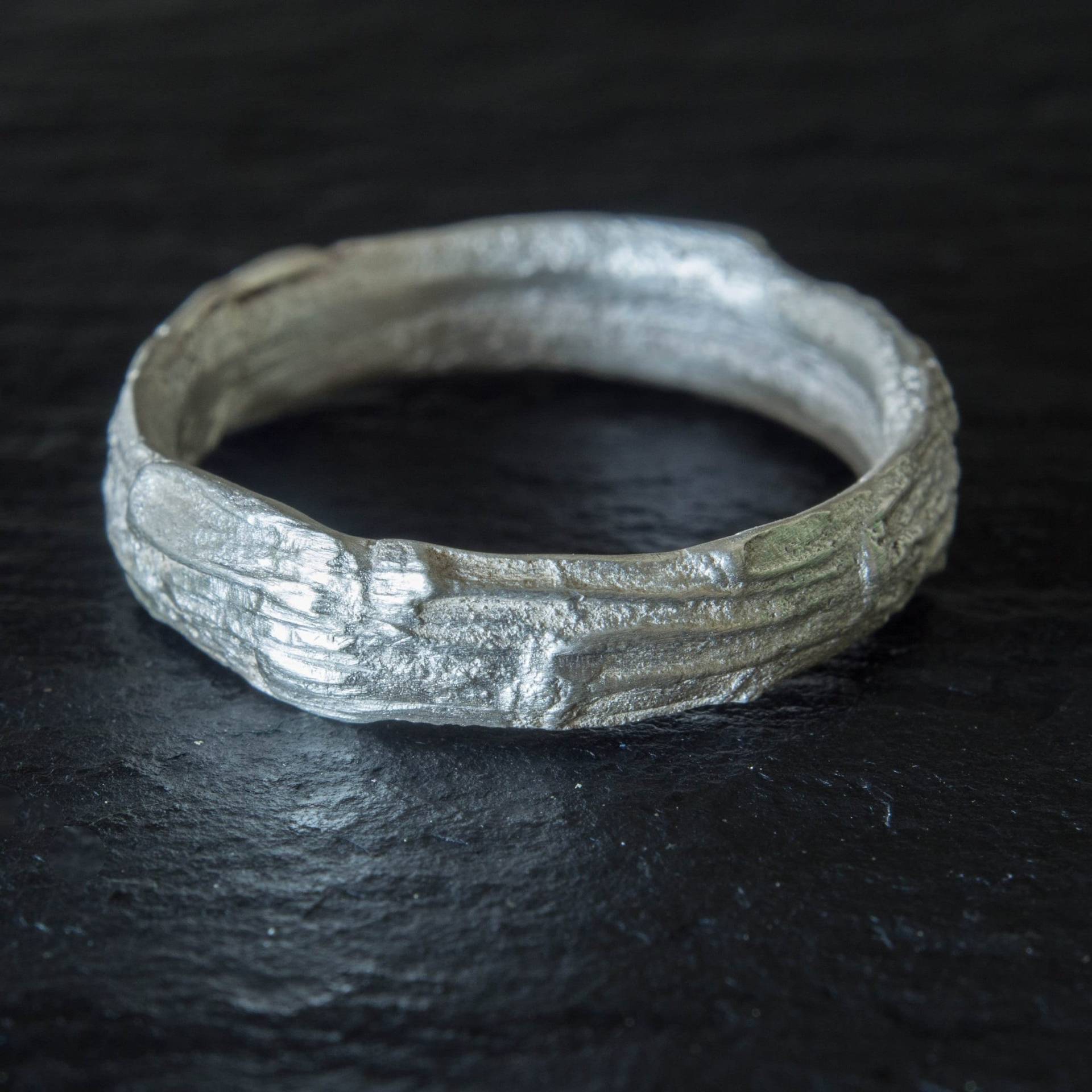 Zweig Sterling Silber Versprechen Ring. Ehering Mit Rindenstruktur. 5mm Ehering. Silber. Astring Zweig Sterling Silber Versprechen Ring. Ehering Mit Rindenstruktur. 5mm Ehering. Silber. Astring von TessJewelsDesign