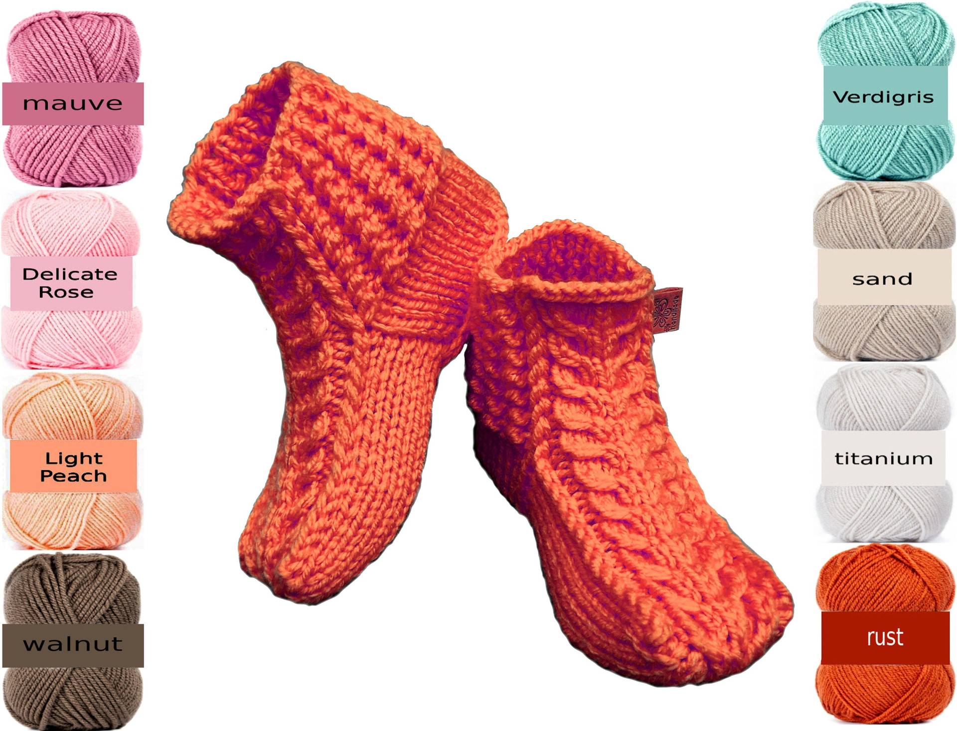 Women's Chunky Wool Booties, Fireplace Cozy Socks, Warm Hand Knitting Socks , Winter Socks, Wool Crochet Boot Slippers With Braids, 35-42 Women's Chunky Wool Booties, Fireplace Cozy Socks, Warm Hand Knitting Socks , Winter Socks, Wool Crochet Boot Slippers With Braids, 35-42 von TessTaschen