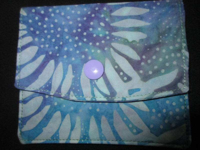 Batik Mini-Geldbörse Batik Mini-Geldbörse von Tessasquiltshop