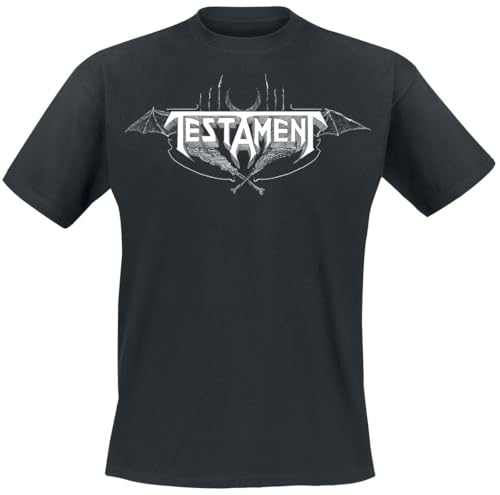 Testament Night of The Witch Männer T-Shirt schwarz S 100% Baumwolle Band-Merch, Bands von Testament