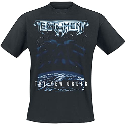 Testament The New Order Männer T-Shirt schwarz XXL 100% Baumwolle Band-Merch, Bands von Testament