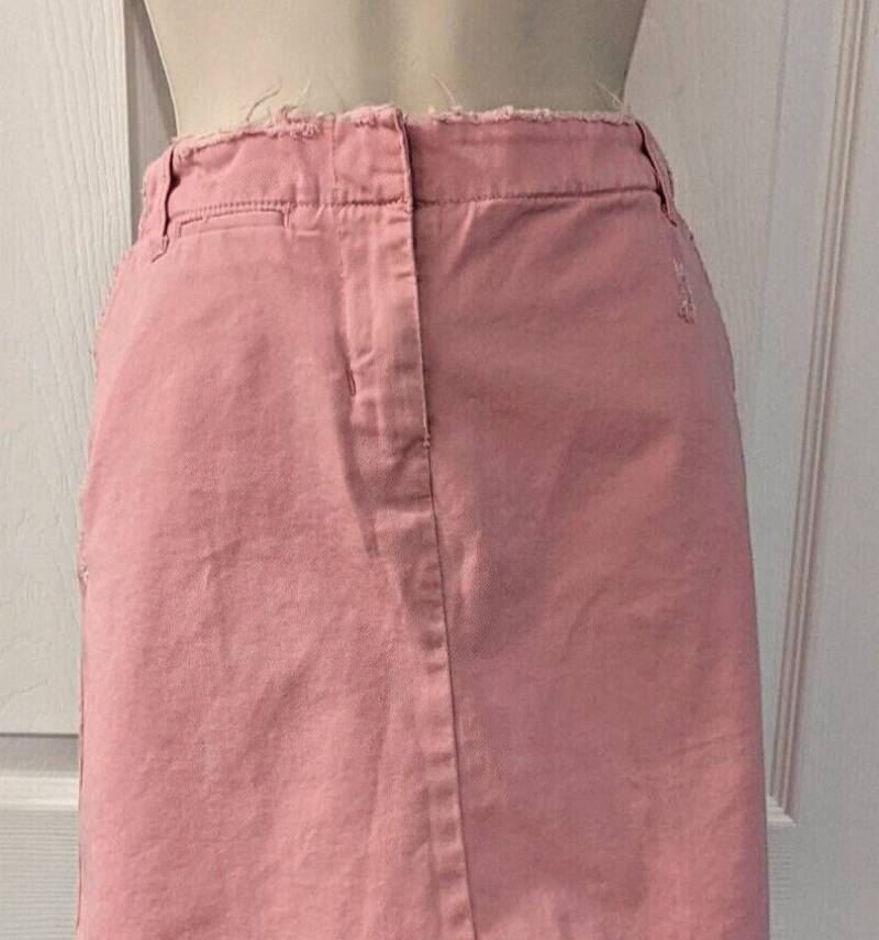 J Crew Pastel Pink Distressed Minirock Größe 41cm von TestedandTried