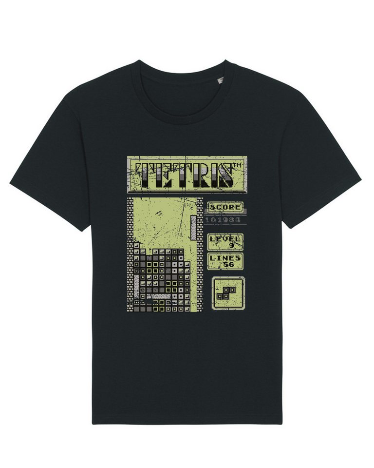 Tetris Print-Shirt Tetris T-Shirt Retro Print neu Top von Tetris