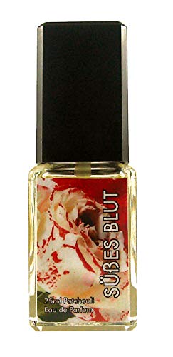 Teufelsküche Patchouli "Süßes Blut", Eau de Parfum unisex, Gothic Parfum, Vaporisateur/Spray, 25ml Glasflakon, Gotik Patchouly süßliches Patchouli von Teufelsküche